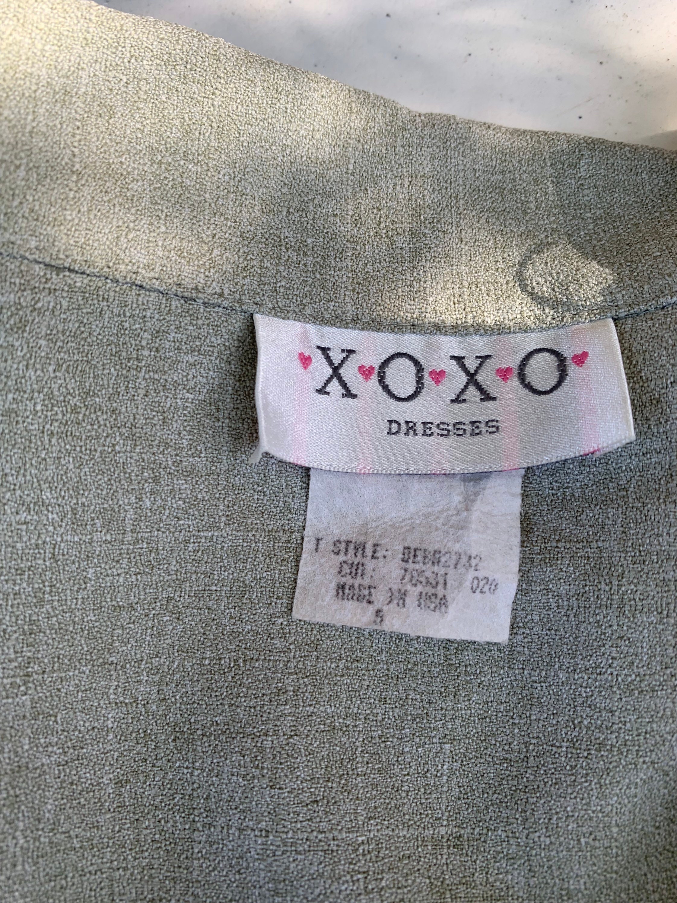 Vintage 90s XOXO Sage Womens Top Size 5 Vintage Y2K Short - Etsy