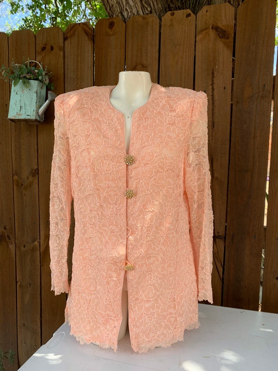 Veston Blazer Vintage Velours Côtelé Marron - JC. Trigon Made In France - Taille S Années 80/90