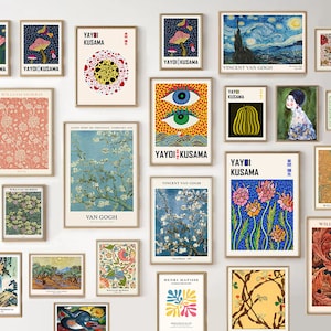 140 ECLECTIC MEGA BUNDLE Gallery Wall Set, Printable Wall Art, Eclectic Gallery Wall Art, Vintage Print, Boho Wall Art, Gallery Wall Collage