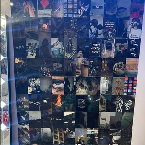 150PCS Grunge Wall Collage Kit, Black Wall Decor, Grunge Aesthetic, Black Collage Art, Grunge Wall Art for Bedroom & Living Room, Gift For image 9