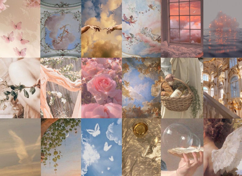110 PCS Angel Core Aesthetic Wall Collage Kit Dreamy Wall - Etsy