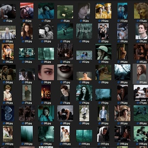 125PCS Twilight Wall Collage Kit Twilight Saga Aesthetic Photo Collage Prints Twilight Movie Pictures Room Decor Aesthetic collage kit image 10