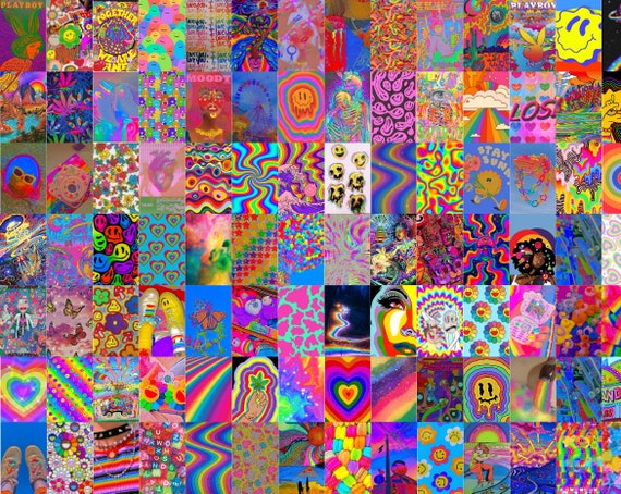 110pcs Indie Wall Collage Kit Indie Wall Collage Retro Wall - Etsy