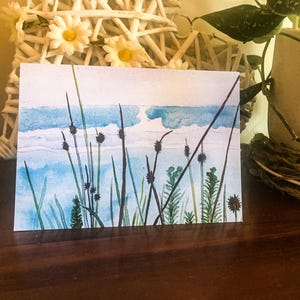 Tarjeta de felicitación de juncos