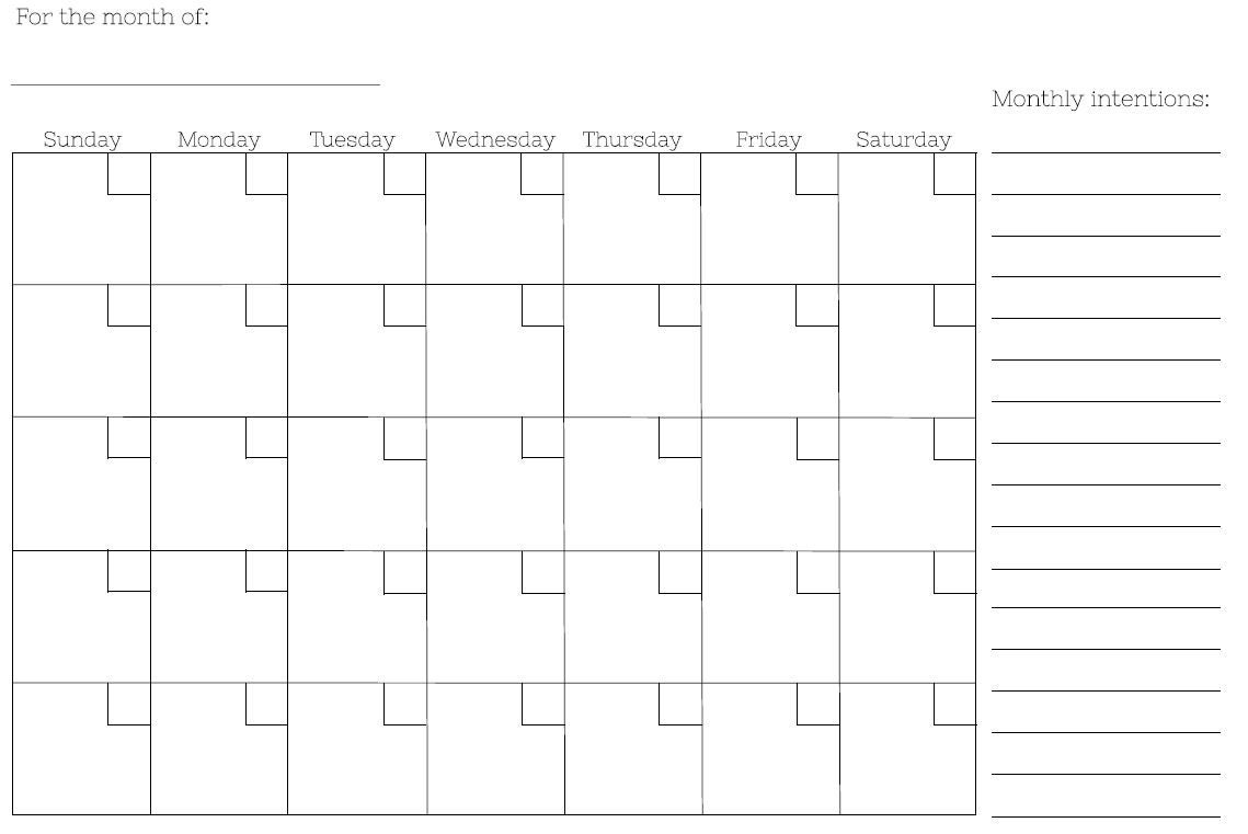 Monthly Planner Printable Planner Planner Template Instant Download Monthly Planner Printable Planner Planner Template Instant Download