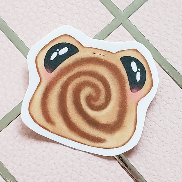 Cute Bakery Theme Frog Sticker!