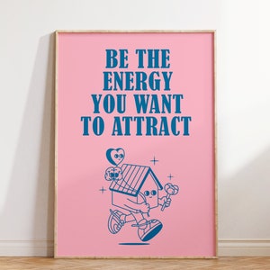 Retro Inspirational Quote Print: Trendy Wall Art (Digital Download)