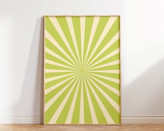 Retro Groovy Wanddruck, Retro 90er Jahre Druck, Digitaler Wanddruck, Retro Wandkunst, Retro digitaler Download, herunterladbare Drucke, Wandkunst