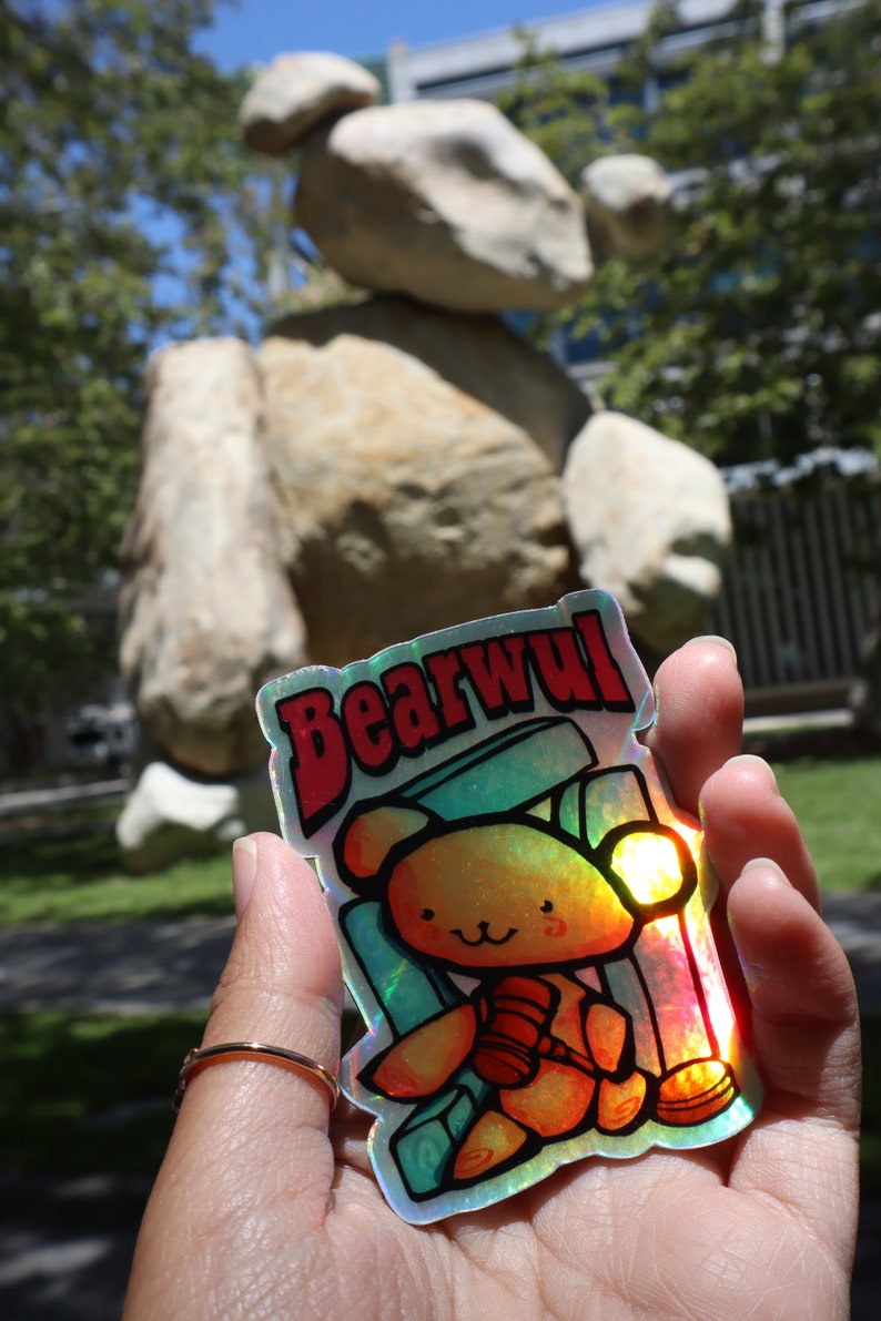 UCSD Sun God and Bear Warren bearl Stickers Etsy