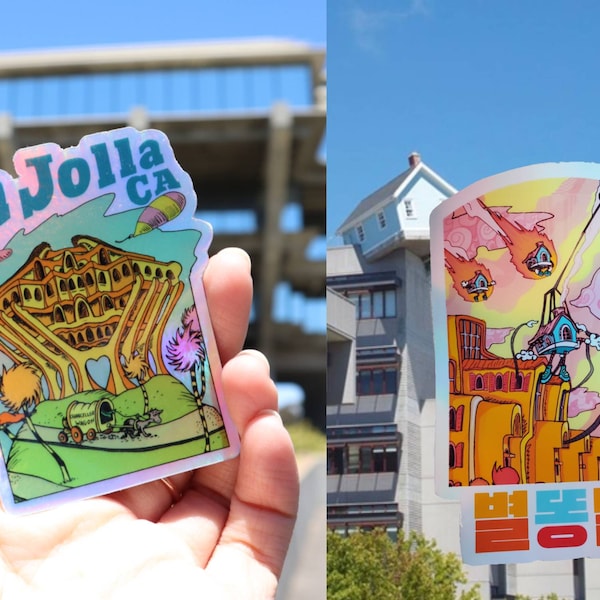 UCSD La Jolla Dr Seuss Stickers