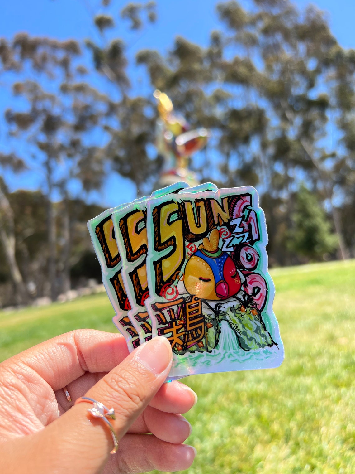 UCSD Sun God and Bear Warren bearl Stickers Etsy