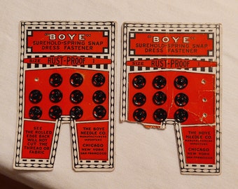 BOYE sure hold spring snap fasteners