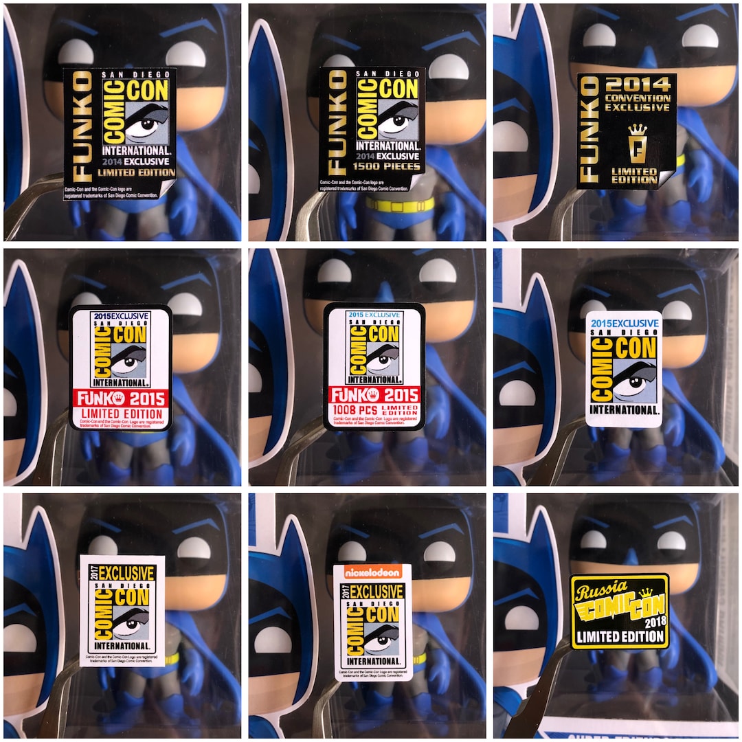 Exclusive Replacement Sticker for San Diego Comic Con 2014-2017