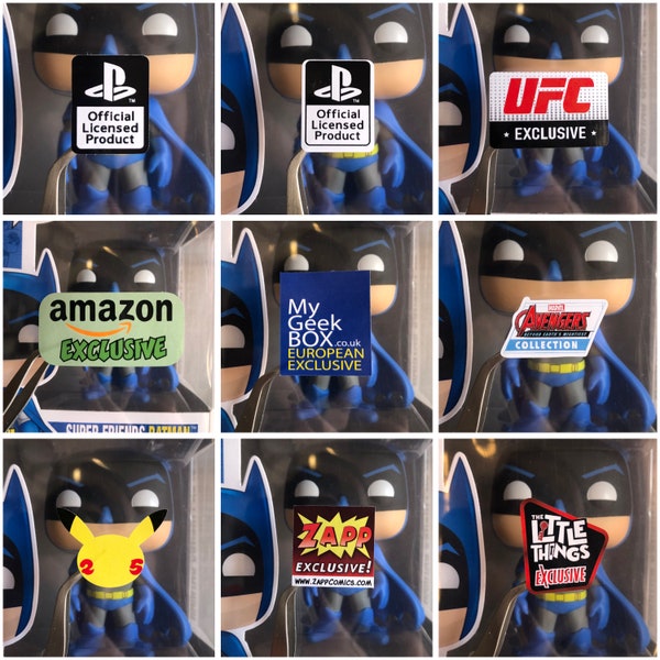 Exclusive replacement sticker PSP, UFC, Amazon, My Geek Box, Marvel, Zapp. Renew, replace or make your collection exclusive.