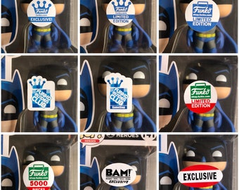 Exclusive Sticker Funko Shop and Bam. Renew, replace or make your Funko Pop collection exclusive.