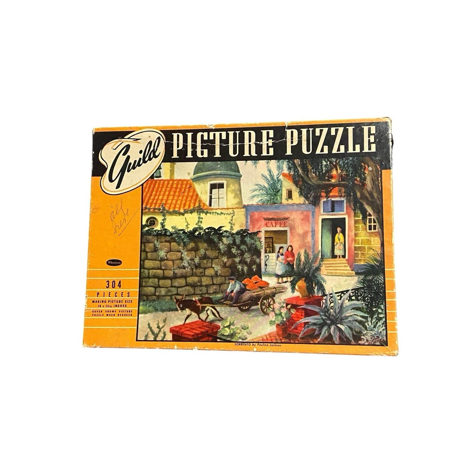 未開封ケース入り　アメリカアンティーク６種類セット　WHITMAN Whitman Puzzle - Etsy