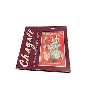 Chagall Carmen 551 Piece Jigsaw Puzzle 1979 Complete Style #1001 Vintage
