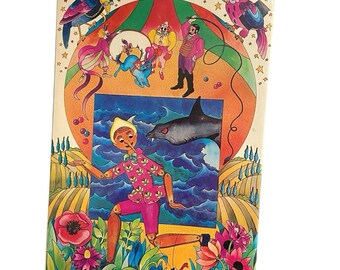 Rompecabezas vintage de Pinocho, sellado, 280 piezas, International Team 4007, raro, arte retro.
