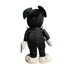 Muñeco de peluche de Mickey Mouse con esmoquin del 60 aniversario, 1988, con etiquetas. imagen 4