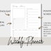 Printable Entrepreneur's Weekly Planner | Small Business Daily Planner ...