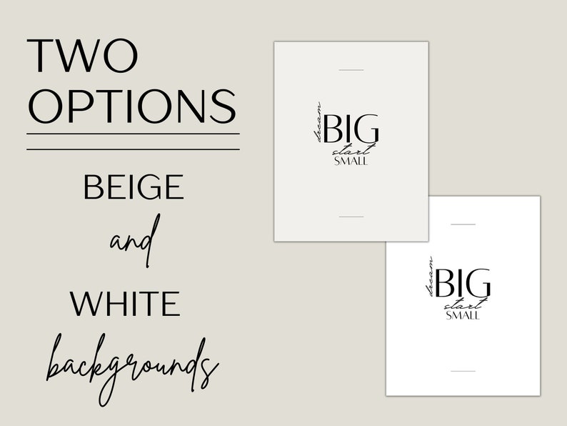 Minimalist Office Wall Art Printable Motivational Posters - Etsy
