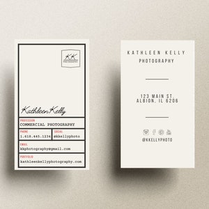 Vintage Visitenkarten Vorlage, DIY druckbare Visitenkarten Design, bearbeitbare Visitenkarte, Business Branding, digitale Canva Vorlage