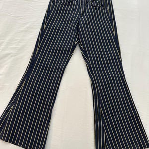 Crazy Cool 70&#39;s Pinstriped  Bellbottoms