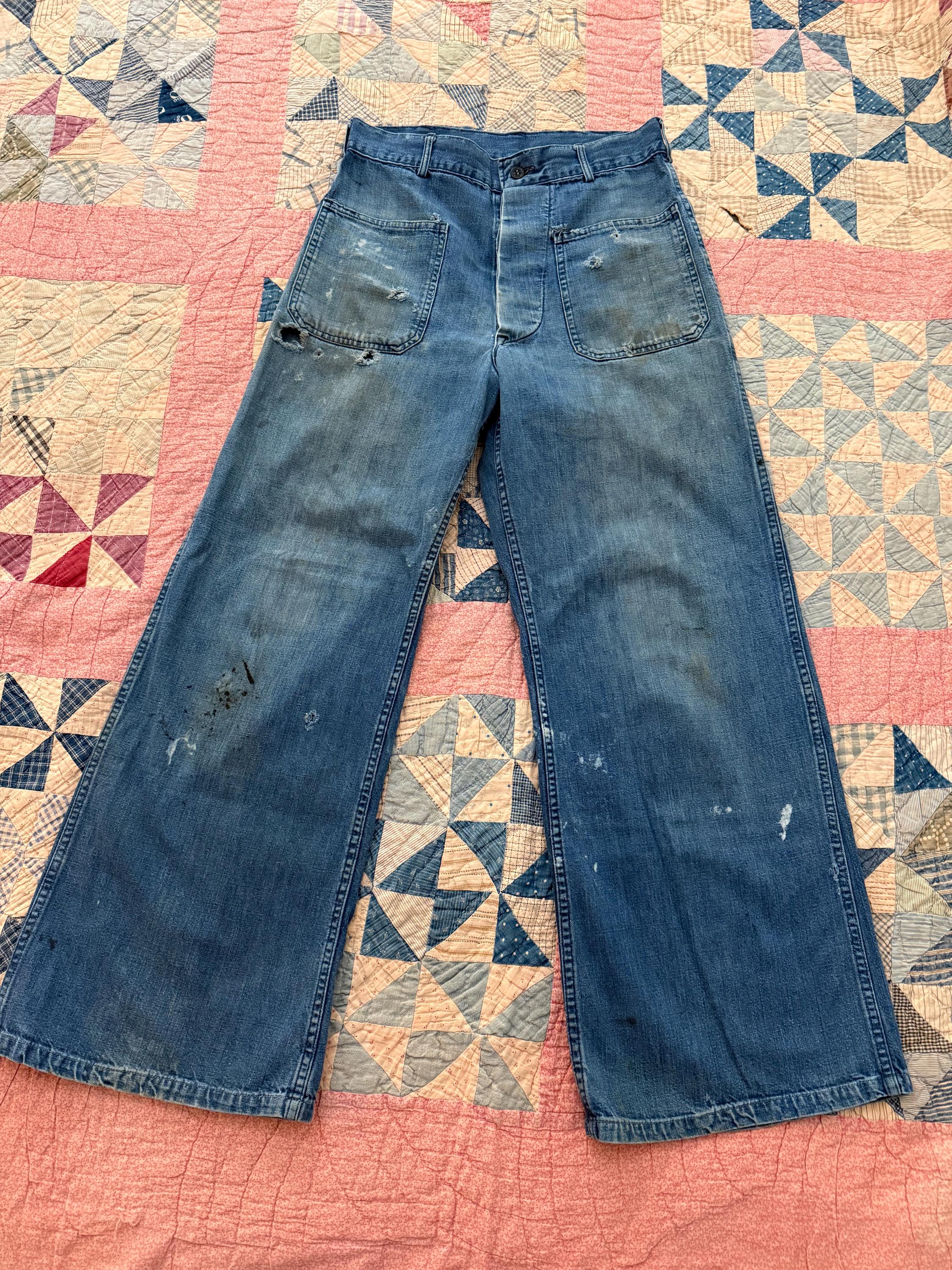 1940s navy pants - Etsy 日本