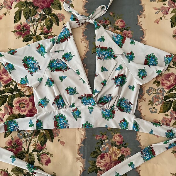 Vintage V Neck Blouse