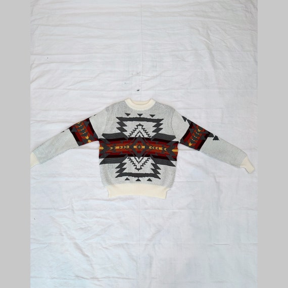 Vintage 70's Southwest Print Sweater