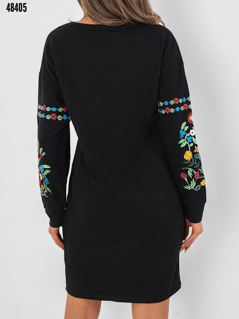 EMBROIDERED DRESS