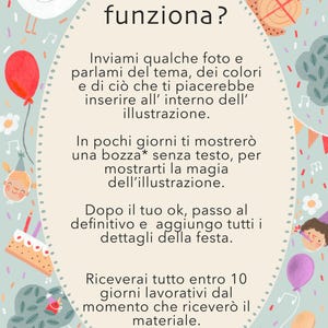 Custom Hand-Drawn Birthday Invitation – Personalized Kids Party Invite – Illustration – Printable Birthday Card image 8