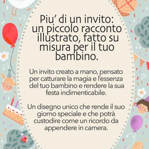 Custom Hand-Drawn Birthday Invitation – Personalized Kids Party Invite – Illustration – Printable Birthday Card image 7