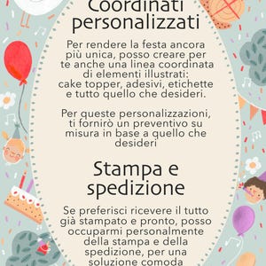 Custom Hand-Drawn Birthday Invitation – Personalized Kids Party Invite – Illustration – Printable Birthday Card image 10