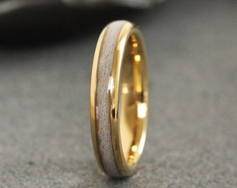 Thin Wedding Dress Inlay Tungsten Band, Custom Order