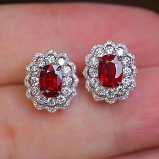 Orecchini A Perno Oro Rosa 14K Con Gemma Rotonda E Diamante Bianco - 5 Mm, Eleganti, Dazzlingrock, Topazio Blu