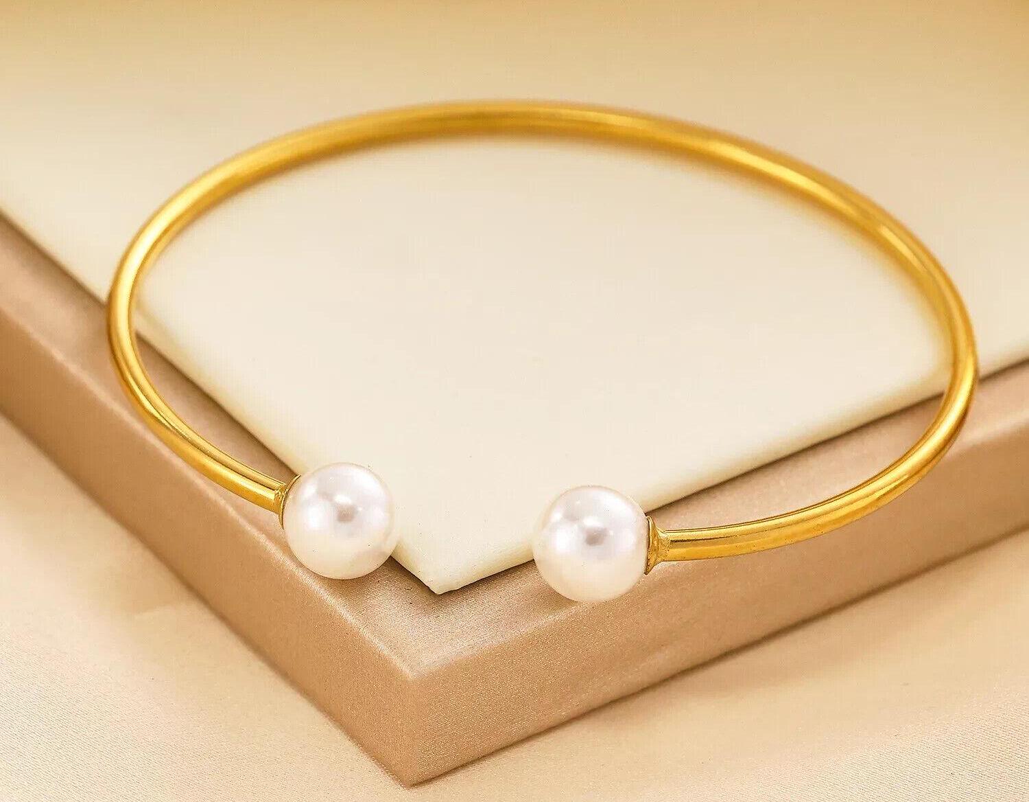 ゴージャスな8mm南洋白蝶真珠ブレスレット925シルバー - Etsy 日本