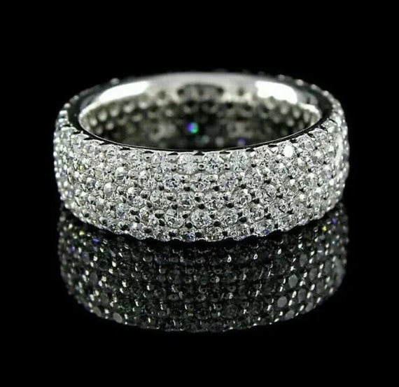 Las Mejores Ofertas En De Hombre De Plata De Ley Bandas Aniversario Bodas/ Bandas | EBay