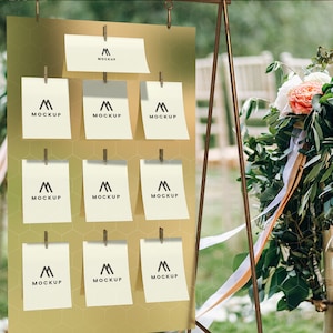 Table Seating Chart Mockup, Wedding Seating Chart Sign Mockup, Seating Chart Cards, Poster Mockup, Wedding Sign Mockup, 4x6 Card Mock up