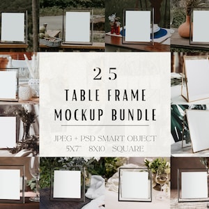 Table Number Mockup Bundle, Acrylic Wedding Table Sign Mockup, Wedding Sign Mockup, Menu and Program Mockup, Timeline Mockup, Card Mockup