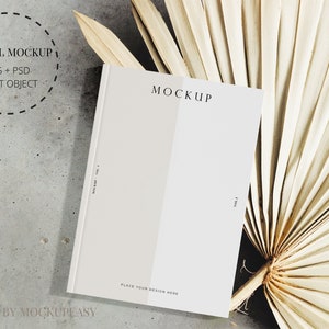 Journal Cover Mockup, Hardcover Journal Mockup, Book Mockup, Notebook Mockup, Planner Mockup, Simple Book Cover Template, Journal Mock ups
