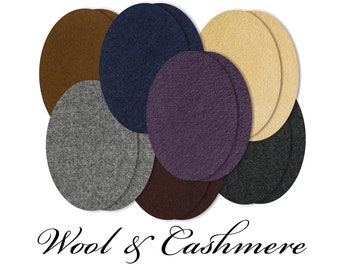 Wool & Cashmere / Elbow Patches for Sweater / Pair of Elbow Patches / Sweater Patches / Jumper Patches / Sew-on