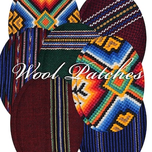 Wool Elbow Patches: Sew-on Sweater Repair (Pair)