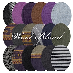 Wollmischung Elbow Patches: Pullover Reparatur Stricken Patches (Paar)