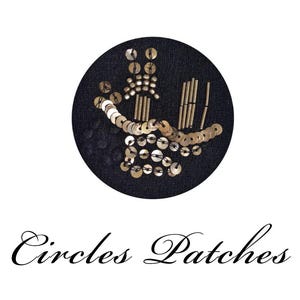 Circles Patches for Sweater / Wool Patches / Hole Sew Repair / Mend Sweater / Sew On DIY Brooch / Applique Patches