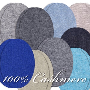 100% Cashmere Sweater Patches / Elbow Patches for Sweater / Pair of Elbow Patches / Elbow Patches / Pure Cashmere / Knit Patches / Sew-on