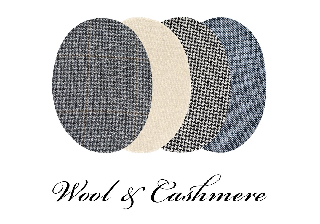 Oval Wool and Cashmere / Elbow Patches for Sweater / Pair of Etsy