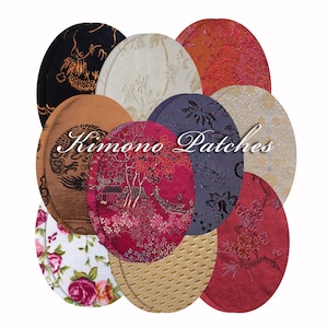 Parches de codo para kimono: apliques de reparación para coser (par)