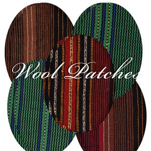 Wool Elbow Patches: Sew-on Sweater Repair (Pair)