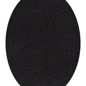 Toppe sui gomiti ovali in cashmere al 100% / Coppia di toppe sui gomiti per maglione / Toppe sui gomiti per maglione / Puro cashmere / Gomitiere / Toppe da cucire Black